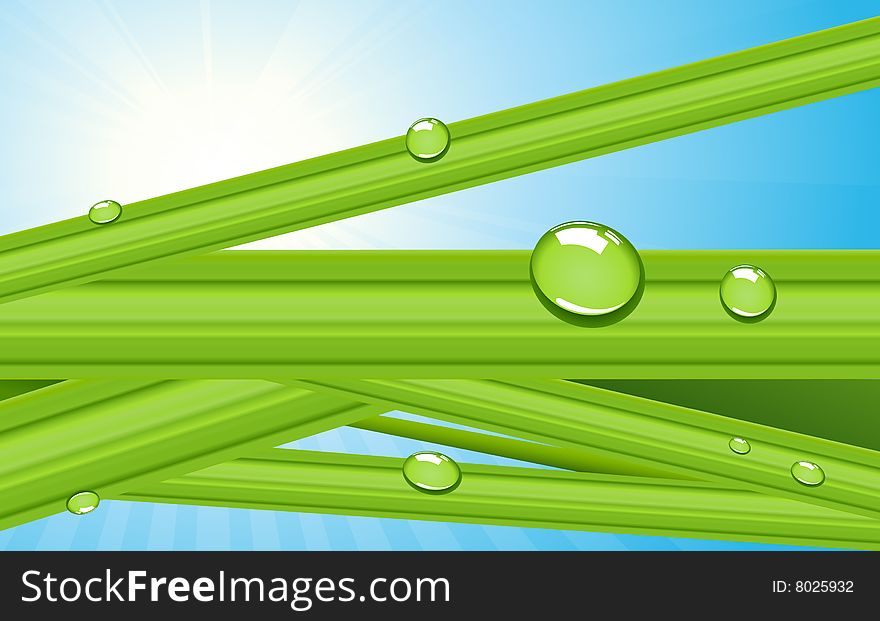 Grass, vector illustration, AI file included