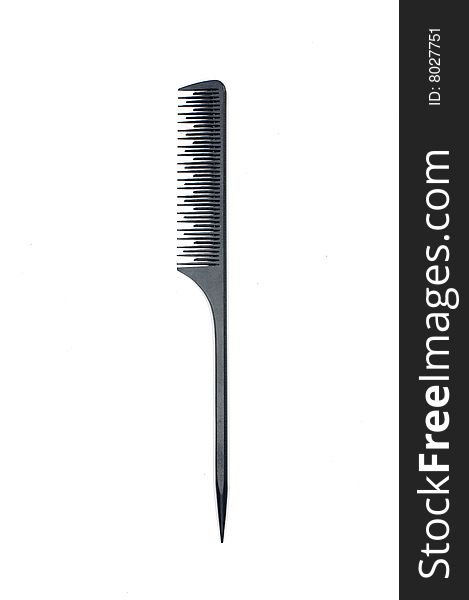 Compact Black Comb on white background