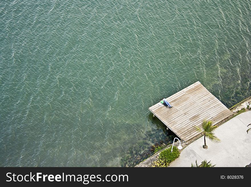 Couple On A Dock