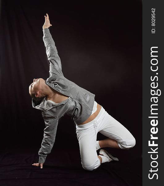 Beautiful Modern Ballet Dancer Posing