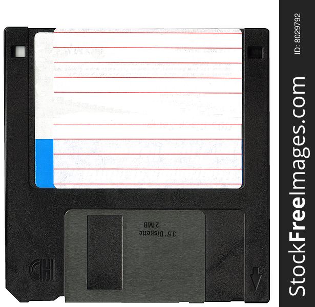 Black Floppy Disk