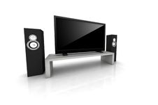 Home Theater / High Definition Television Royalty Free Stock Images