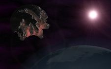 Dying Moon Stock Photo Dying Moon Stock Photo