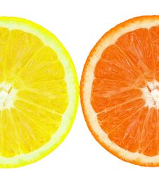 Coloured Orange Slince Stock Photo Coloured Orange Slince Stock Photo