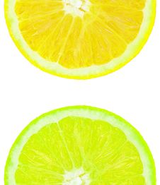 Coloured Orange Slince Royalty Free Stock Photo Coloured Orange Slince Royalty Free Stock Photo