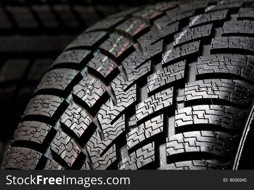 Tire Tread Close Up