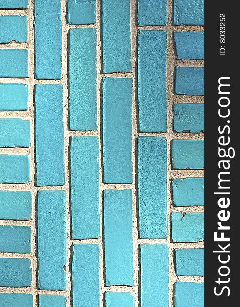 Background image of a blue brick pattern. Background image of a blue brick pattern