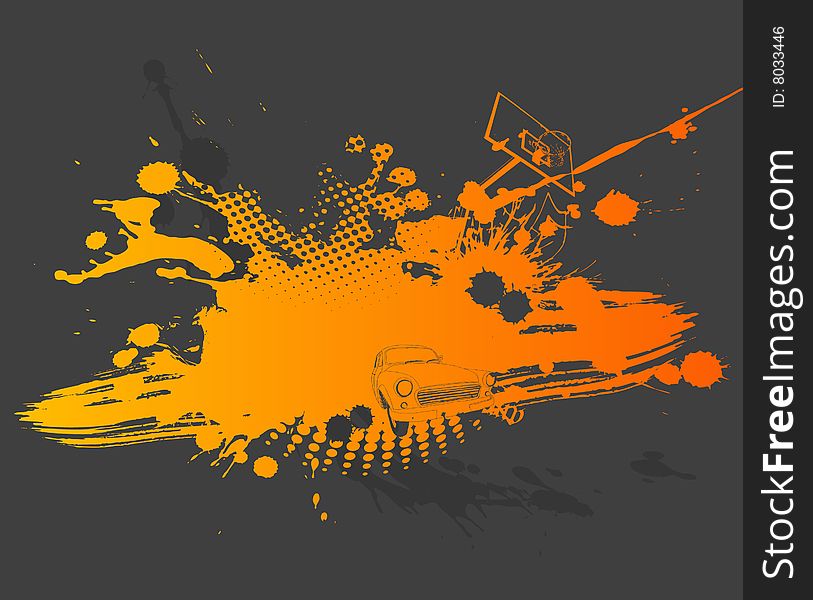 Colorful abstract illustration. Vector