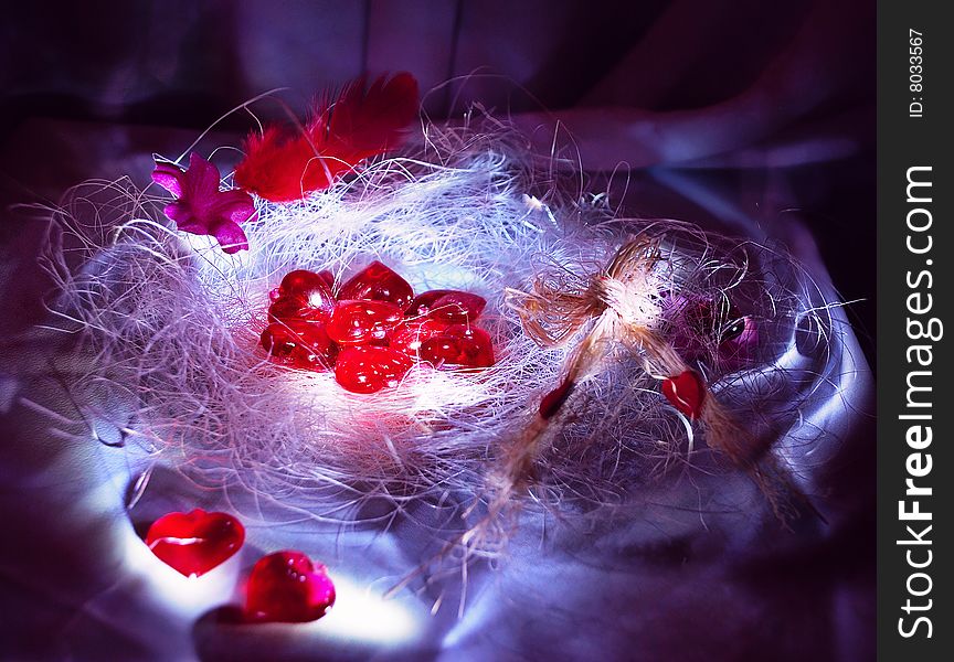 Hearts are in a nest