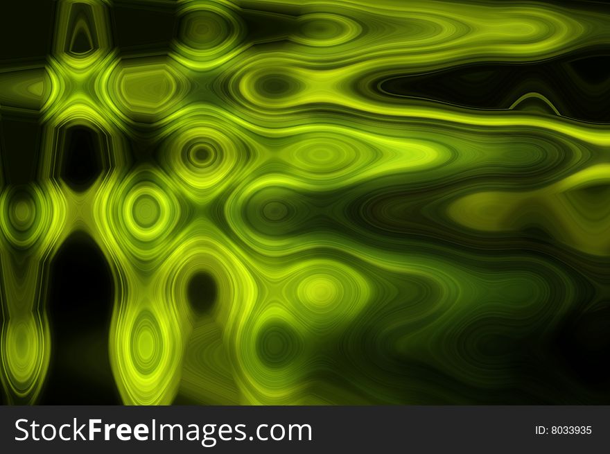 Abstract dark green liquid background. Abstract dark green liquid background