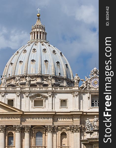 St. Peter's church. Rome. Vatican.