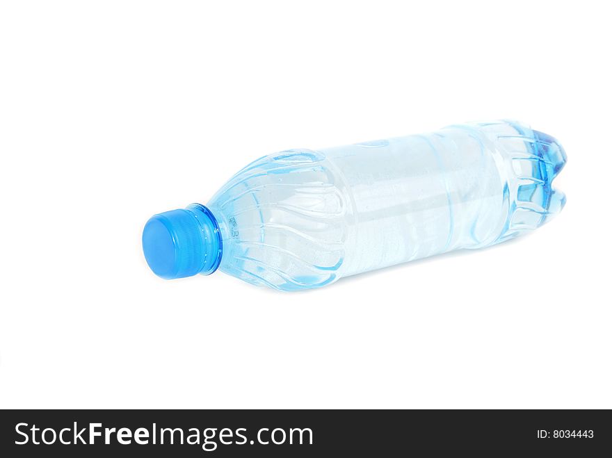 Bottle Of Water Isolated On White Background