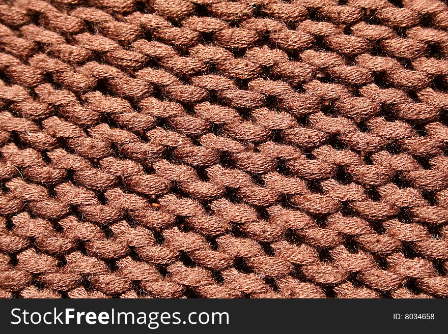 The brown wool texture