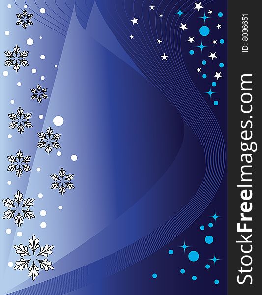Stars and flowers are featured in an abstract background illustration. Stars and flowers are featured in an abstract background illustration.