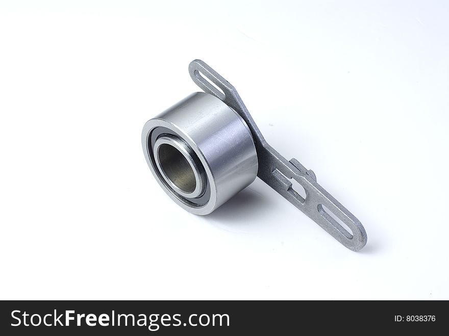 Single bearing on white background