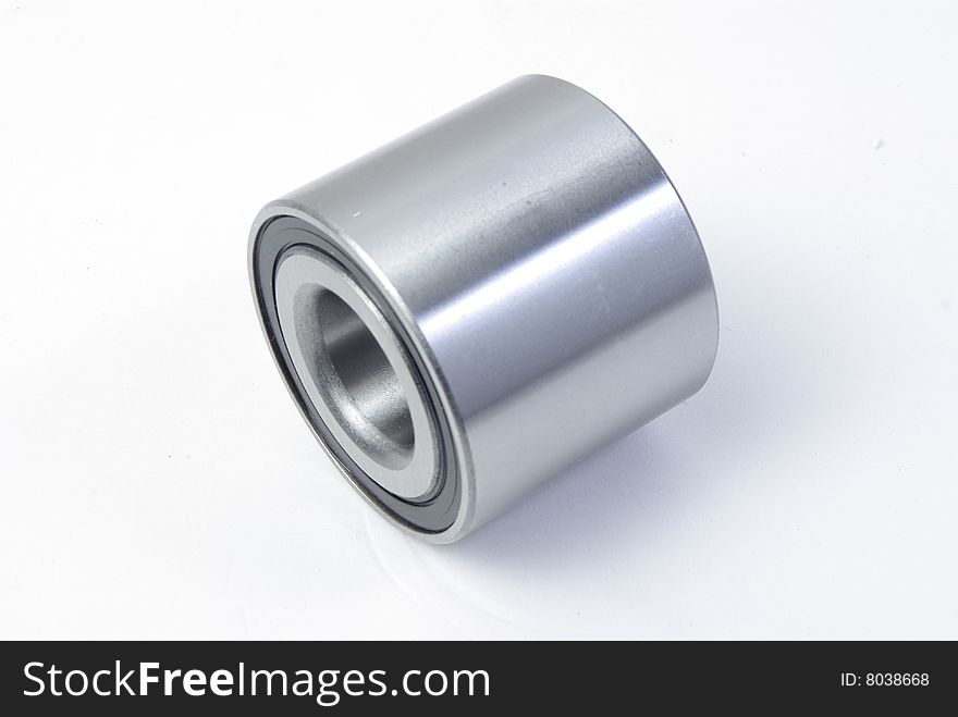 Single bearing on white background