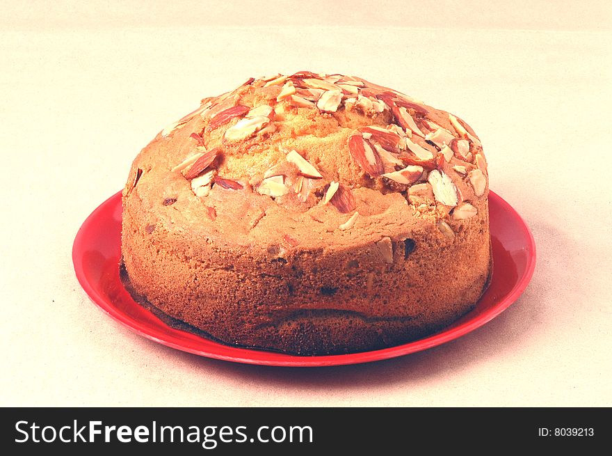 Delicately baked fresh and delicious cake. Delicately baked fresh and delicious cake