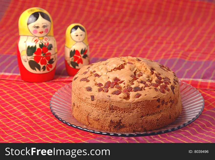 Cake With Russian Dolls