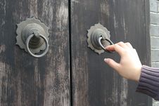 An Old Chinese Door Stock Photography An Old Chinese Door Stock Photography