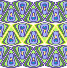 Ornament With Rounded Triangles Royalty Free Stock Photo Ornament With Rounded Triangles Royalty Free Stock Photo