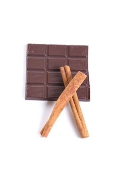 Chocolate And Cinnamon Royalty Free Stock Photo Chocolate And Cinnamon Royalty Free Stock Photo