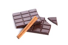 Chocolate And Cinnamon Royalty Free Stock Image Chocolate And Cinnamon Royalty Free Stock Image