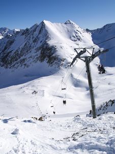 Ski Lift Stock Photo