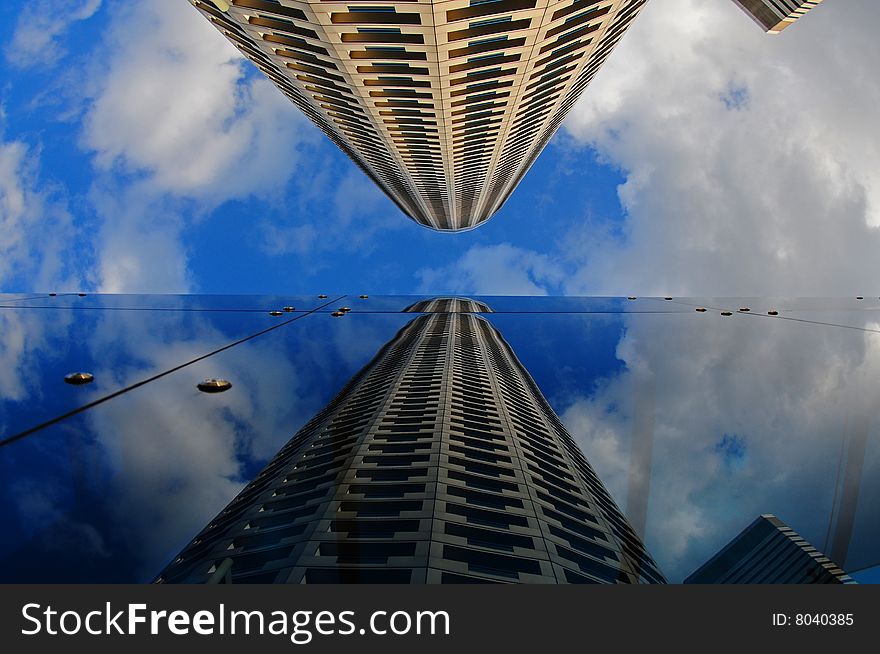 Skyscraper in the modern cities