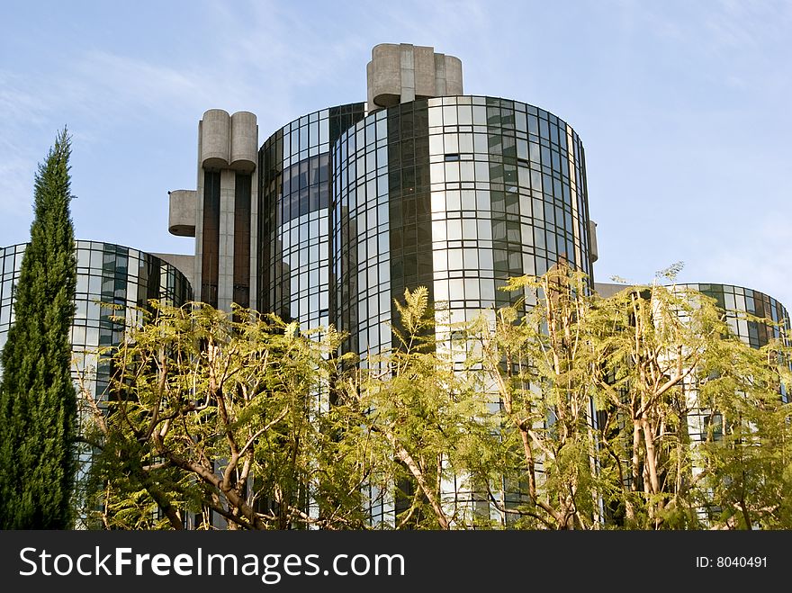 One of Los Angeles' best known hotels, the Bonaventure is downtown. One of Los Angeles' best known hotels, the Bonaventure is downtown.