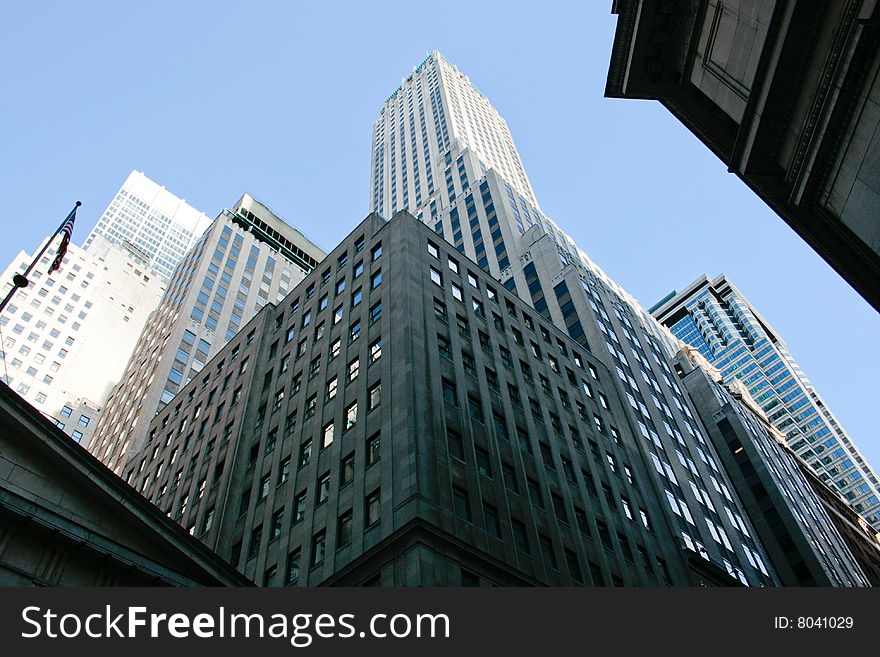 Skyscrapers and office buildings of New York City. Skyscrapers and office buildings of New York City