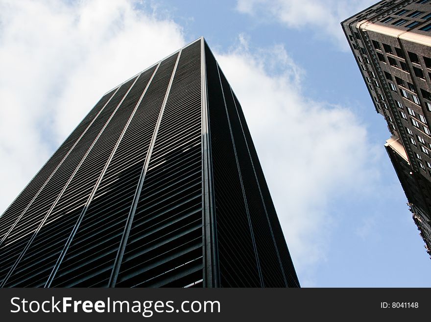 Manhattan Office Buildings, skyscrapers of New York City. Manhattan Office Buildings, skyscrapers of New York City