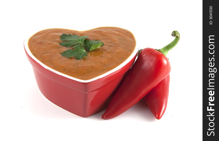 Heart Healthy Red Pepper Soup With Red Peppers
