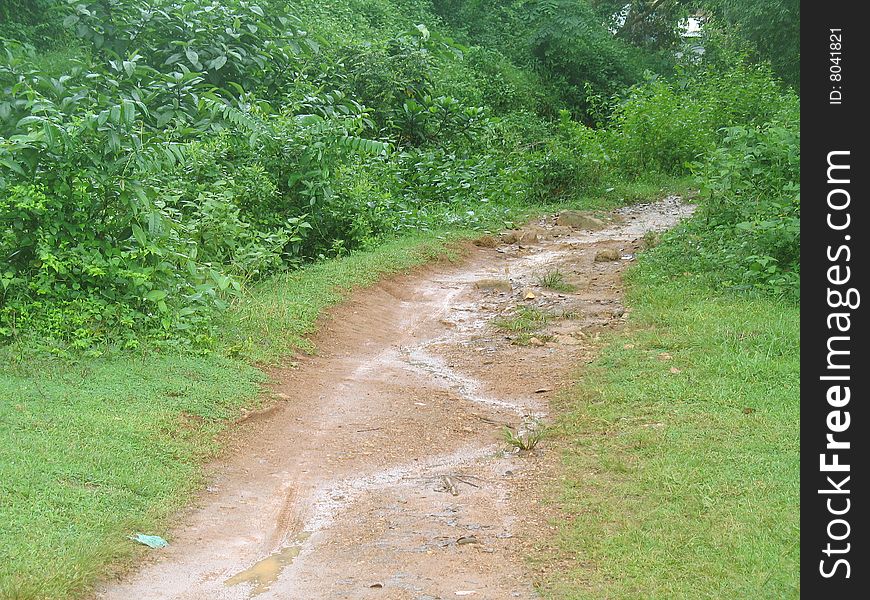 A way specially formed for the use of villagers. A way specially formed for the use of villagers.