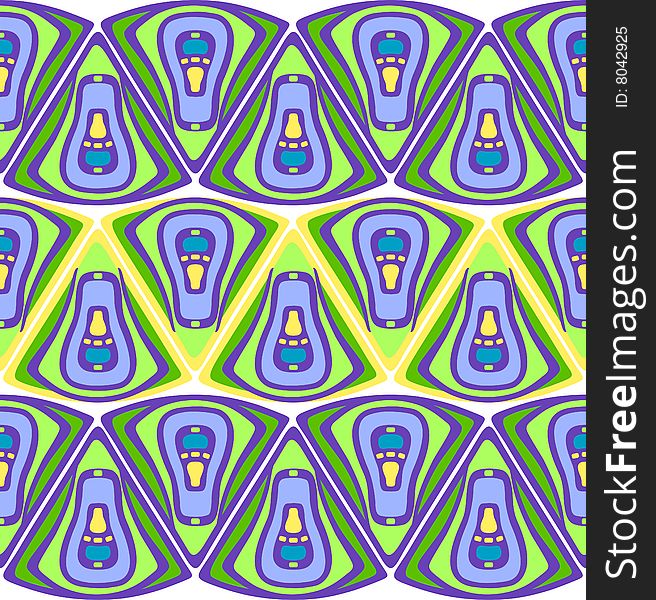 Seamless vector repeating tile with rounded triangles. Seamless vector repeating tile with rounded triangles
