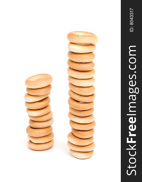 Tower Of Bread-rings