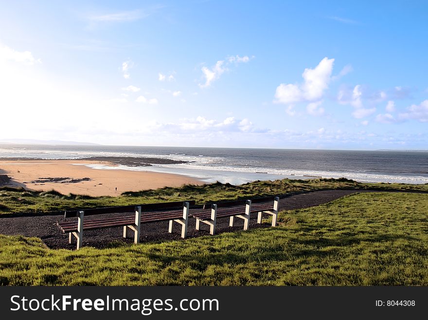 View of the atlantic ocean. View of the atlantic ocean