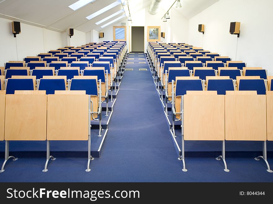Empty small classroom for students. Empty small classroom for students