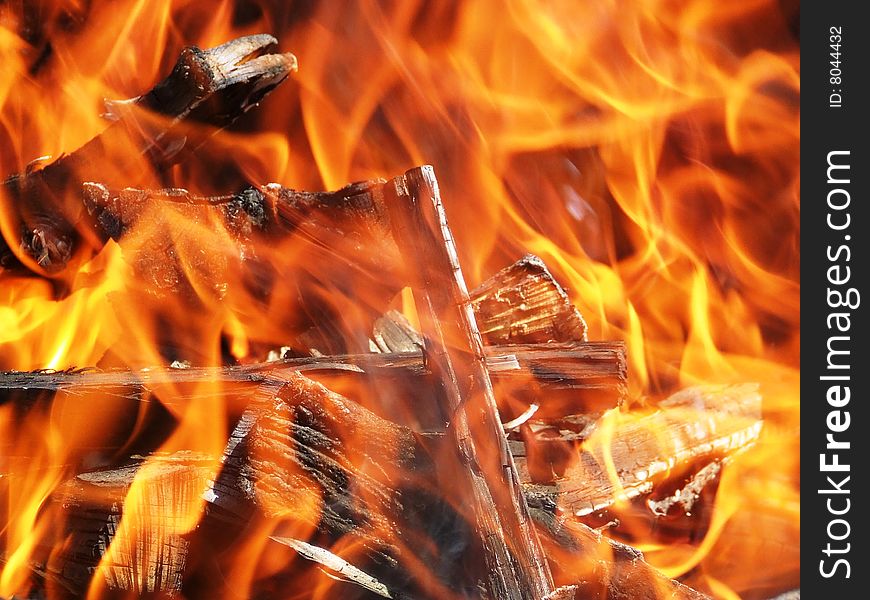 Close-up Of Fire