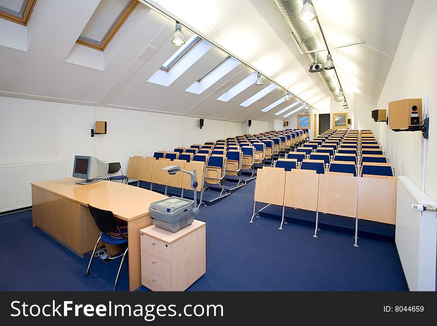 Empty small classroom for students. Empty small classroom for students