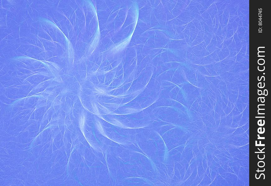 Abstract blue background. Fractal image