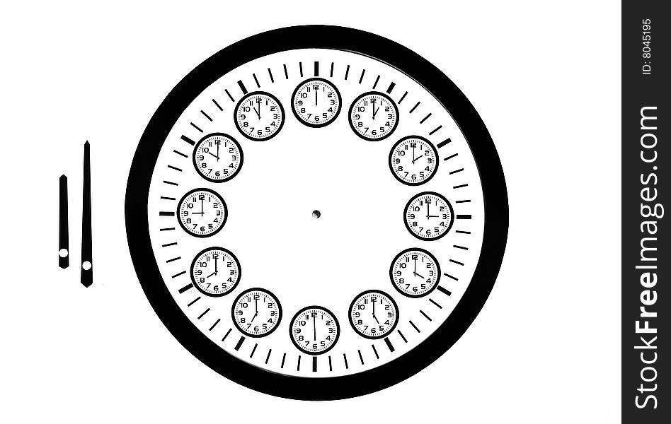 Designed clock for offices and designers