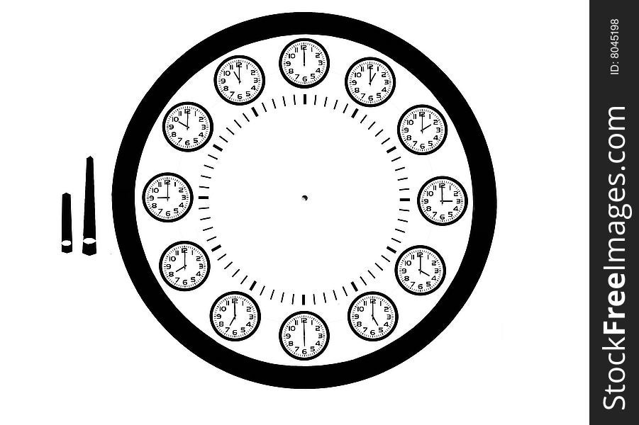 Designed clock