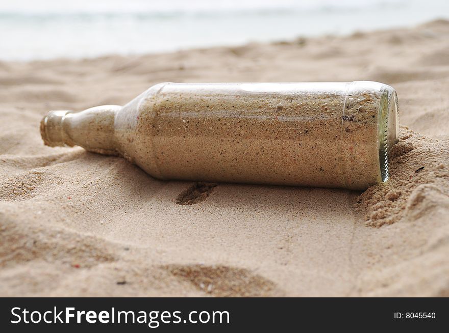 Bottle On The Beach