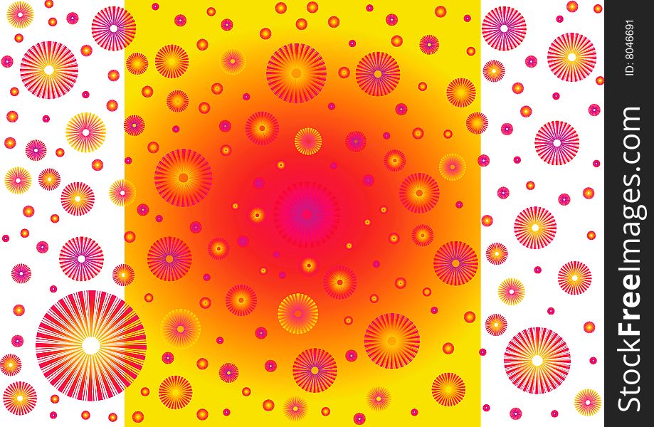 Abstract colorful yellow background pattern. Abstract colorful yellow background pattern