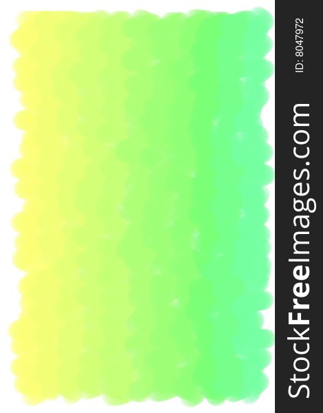 Abstract painted yellow and green gradient background. Abstract painted yellow and green gradient background.