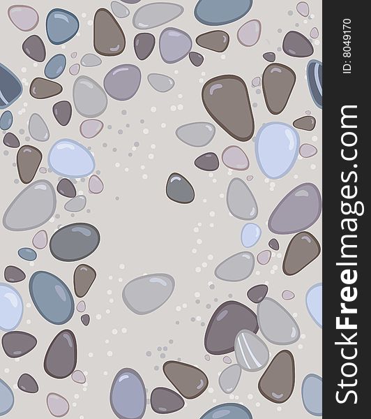 Seamless pattern with abstract stones. Seamless pattern with abstract stones