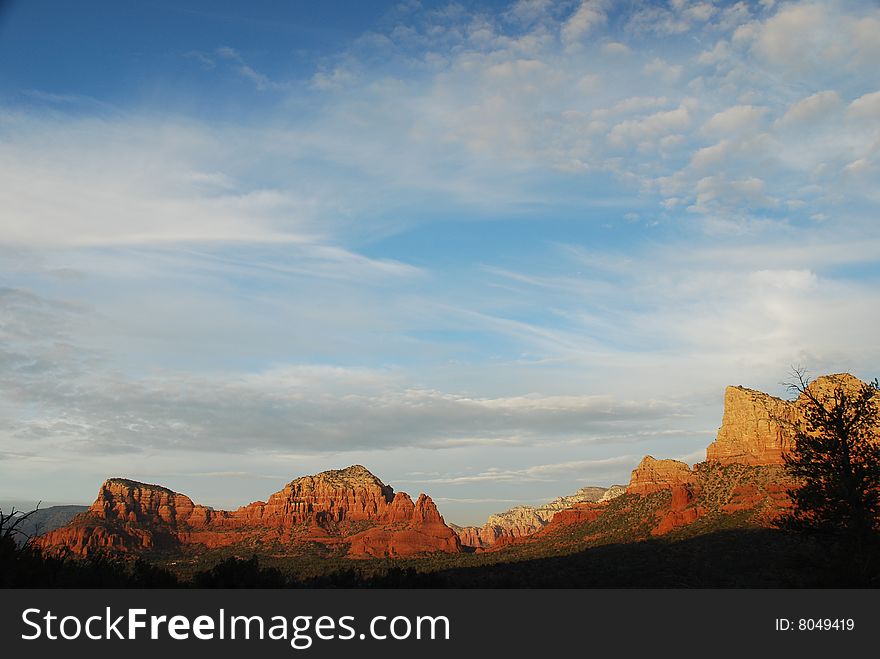 Red Rock formations of the Sedona Arizona area. Red Rock formations of the Sedona Arizona area