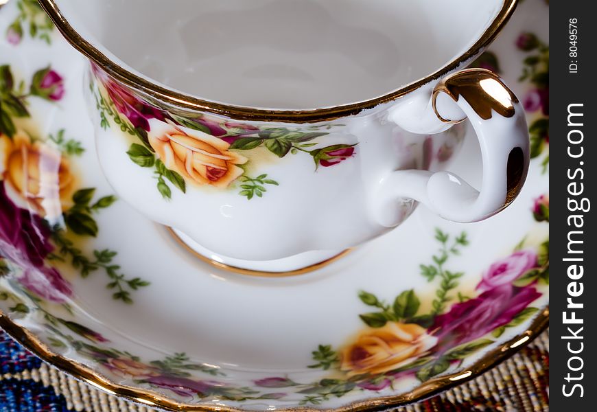The Beautiful cup and saucer. The Beautiful cup and saucer