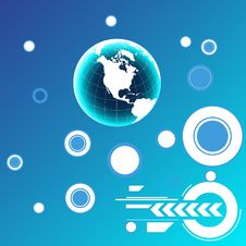 Blue Planet Royalty Free Stock Photography Blue Planet Royalty Free Stock Photography