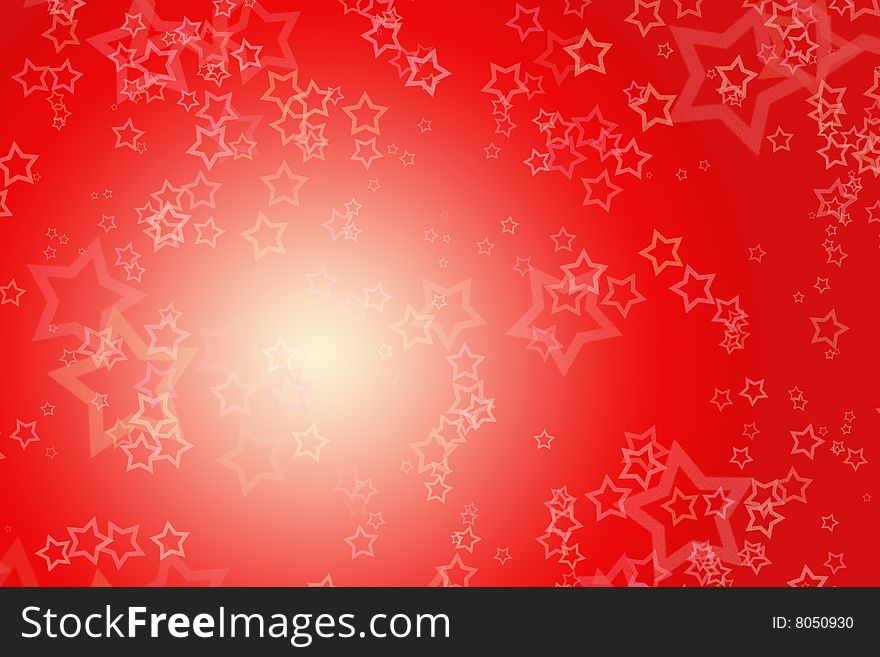 Abstract red background with lot of stars. Abstract red background with lot of stars